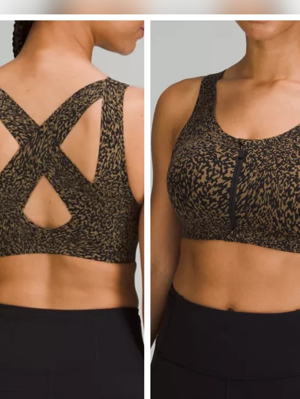 Lululemon 32DD Enlite BraZip Front
